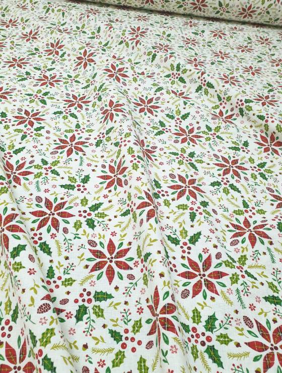 materiale textile modele craciun