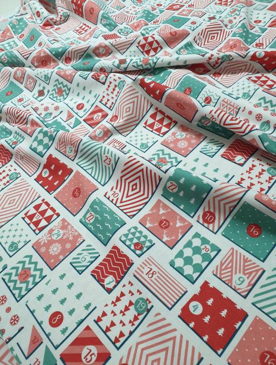 material bumbac decoratiuni craciun