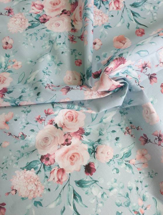 bumbac imprimeu floral