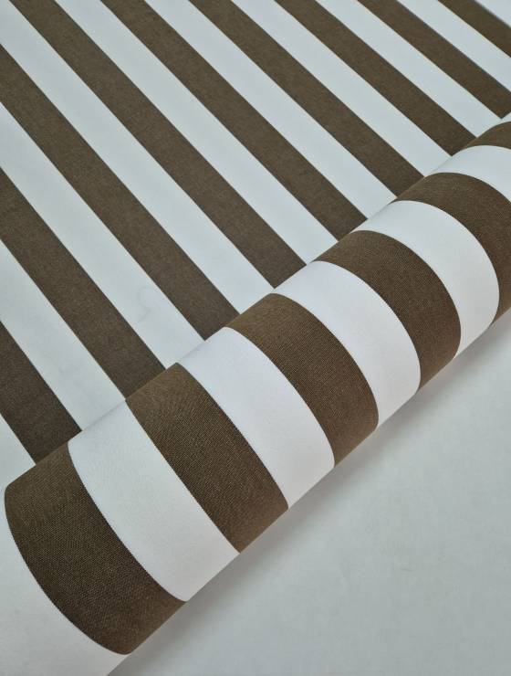 textile pentru exterior dungi albe maro