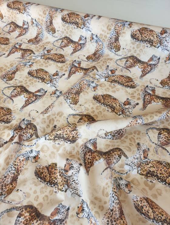 bumbac imprimat jaguar