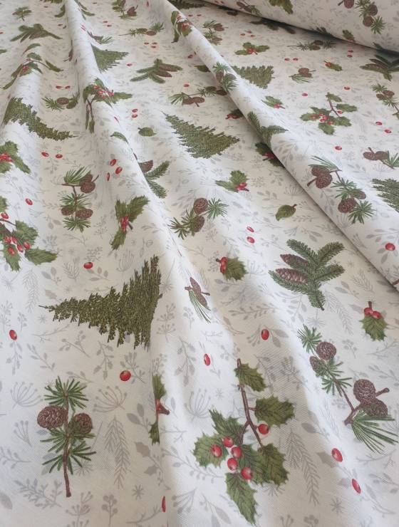 materiale textile pentru decoratiuni de craciun