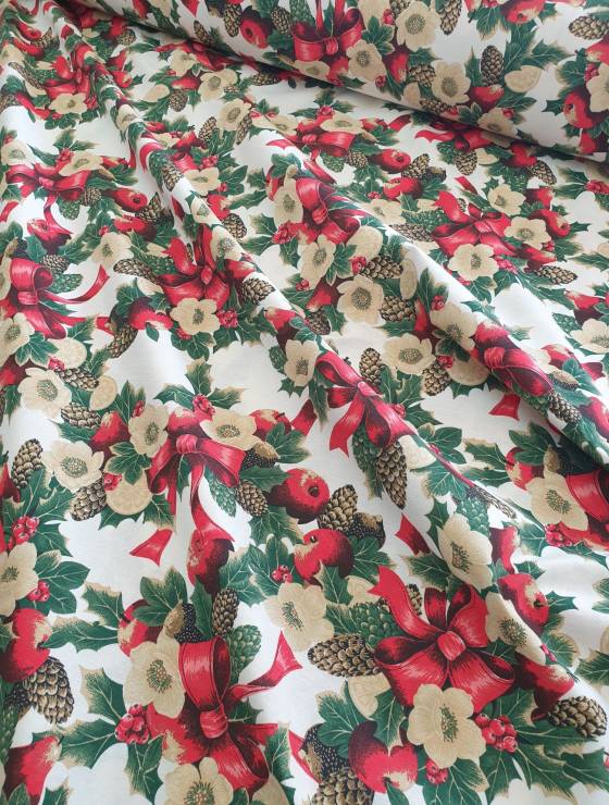 materiale textile craciun